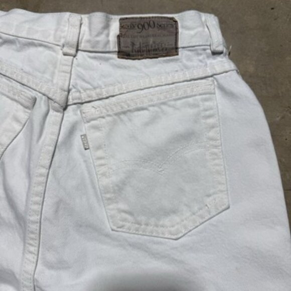 Vintage Levi’s 900 Series White Denim Jeans Size 10 Women’s Measure 26x30 - Picture 12 of 13
